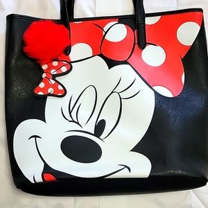 Minnie Mouse Disney Parks Loungefly large tote.